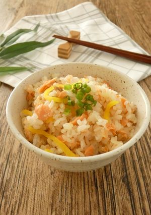 鮭とたくあんの混ぜご飯-レシピのメイン写真