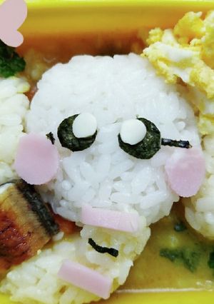 キャラ弁ゾウさん#キャラ弁-レシピのメイン写真