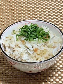 梅干しとしらすの混ぜご飯-レシピのメイン写真