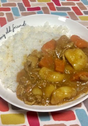 超簡単☆フルーツの甘みたっぷり林檎カレー-レシピのメイン写真
