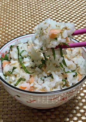 鮭と大葉の混ぜご飯-レシピのメイン写真