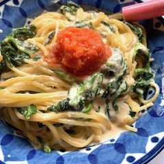 ワンパン明太クリームパスタ-レシピのメイン写真