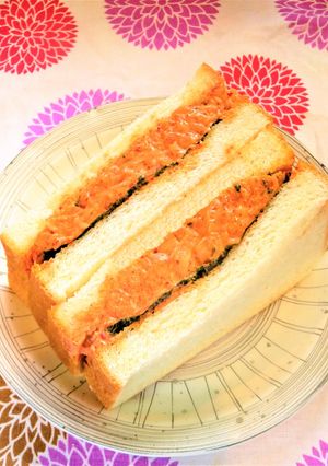 ☺おつまみにも☆簡単♪キムマヨサンド☺-レシピのメイン写真