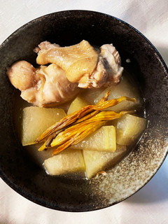 むくみ改善薬膳★冬瓜と鶏肉の塩麹煮-レシピのメイン写真