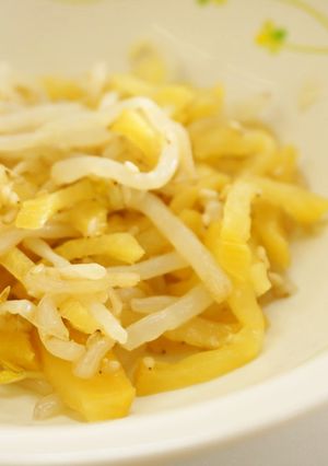 たくあん和え☆給食メニュー-レシピのメイン写真