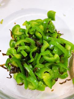 ピーマン塩昆布和え-レシピのメイン写真