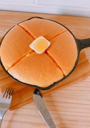 スキレットdeパンケーキ-レシピのメイン写真