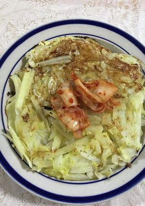 じゃがいもとキャベツのキムチ焼き-レシピのメイン写真
