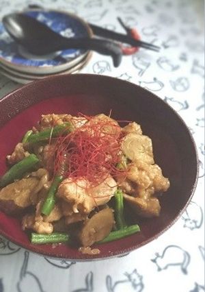 新ごぼうで鶏牛蒡-レシピのメイン写真