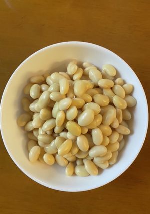 圧力鍋。大豆の水煮。硬い！-レシピのメイン写真