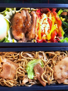 高校生弁当日記(焼きそば弁当編)-レシピのメイン写真