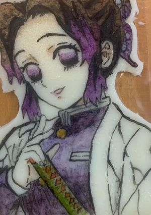 胡蝶しのぶ　鬼滅の刃　キャラ弁オブアート-レシピのメイン写真