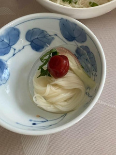 氷の器でそうめん作っちゃいました-レシピのメイン写真