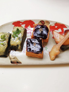 生麩とミニ厚揚げの田楽-レシピのメイン写真