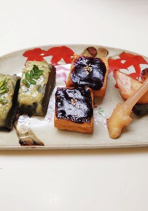 生麩とミニ厚揚げの田楽-レシピのメイン写真