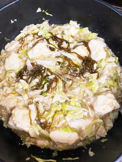 キャベツと豆腐のもずくスープ煮-レシピのメイン写真