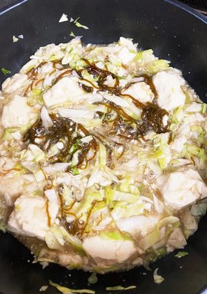 キャベツと豆腐のもずくスープ煮-レシピのメイン写真