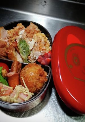 ノアちゃんの、かつ煮とコロコロメンチ！-レシピのメイン写真