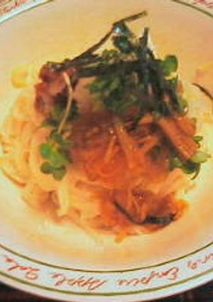 さっぱり☆なめたけ混ぜ混ぜそうめん-レシピのメイン写真
