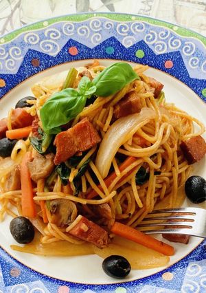 元気パスタ☆GOYAの大好きナポリタン♪-レシピのメイン写真