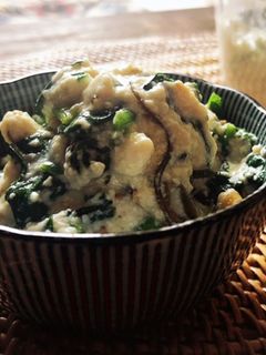 レンチンで!ほうれん草と塩昆布の白和え-レシピのメイン写真