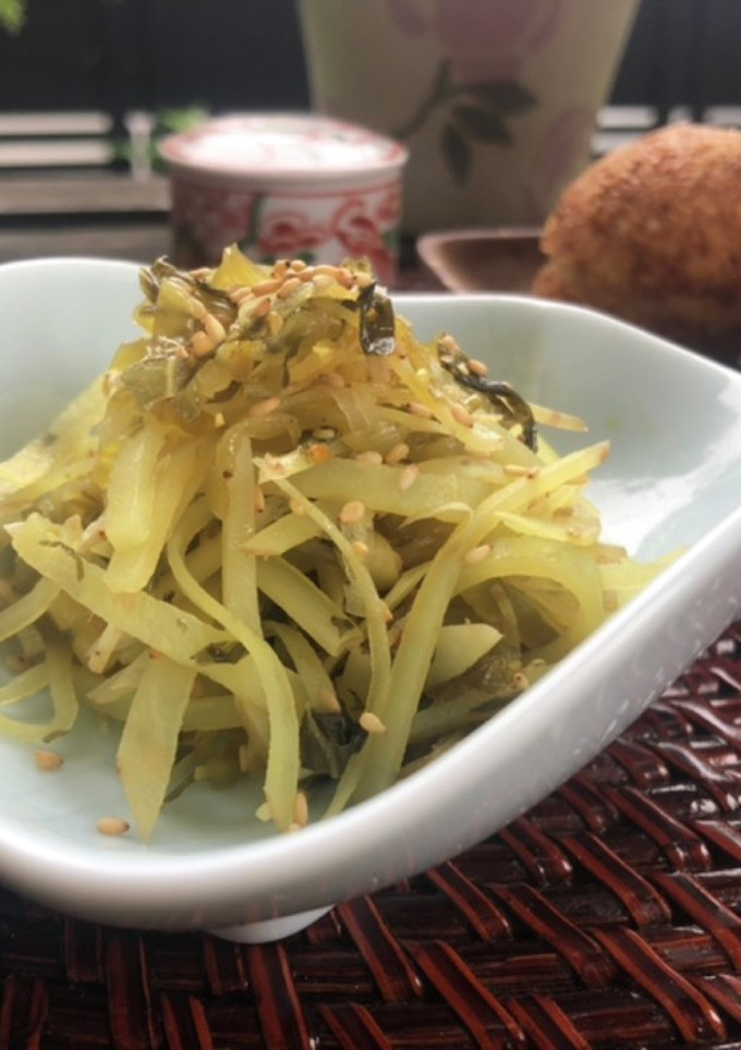 中華のあえもの＊じゃがいもの高菜和え-レシピのメイン写真