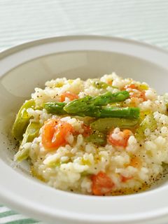 アスパラとミニトマトのリゾット-レシピのメイン写真