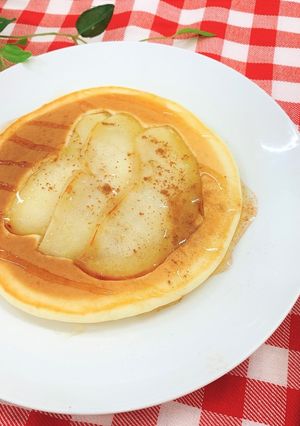 焼きりんごパンケーキ-レシピのメイン写真