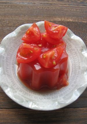 夏のおやつに♪トマトゼリー-レシピのメイン写真