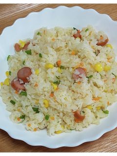 おうちランチ「小学校給食風ピラフ」-レシピのメイン写真