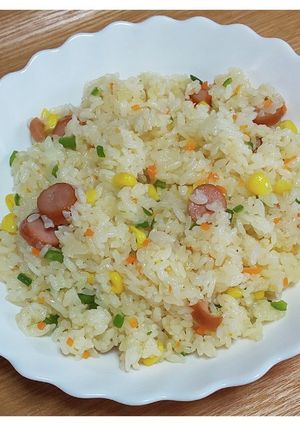おうちランチ「小学校給食風ピラフ」-レシピのメイン写真