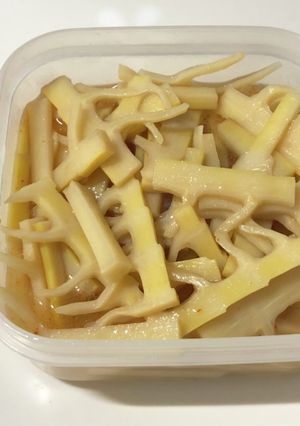 家の手作りメンマ(簡単味付け)♪-レシピのメイン写真