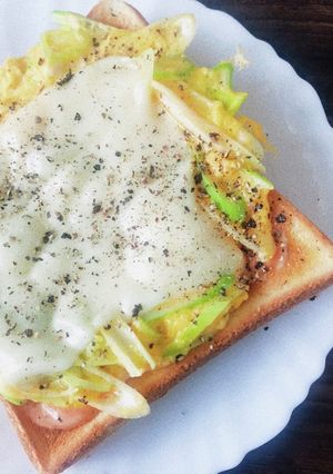 ネギ玉食パン-レシピのメイン写真