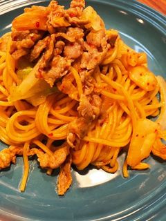簡単!豚キムチ焼きそば-レシピのメイン写真