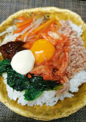 レンジで簡単！ネギマヨツナビビンバ-レシピのメイン写真
