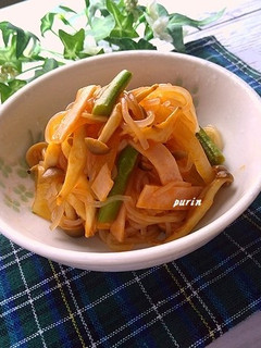 白滝のナポリタン風-レシピのメイン写真