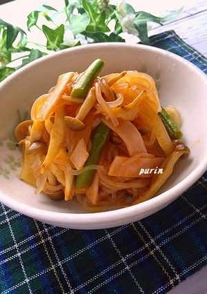 白滝のナポリタン風-レシピのメイン写真