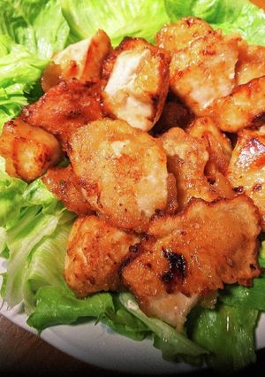簡単胸肉のにんにくマヨネーズ焼き-レシピのメイン写真
