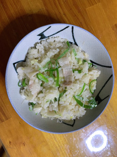 ネギ塩豚バラ炊き込みご飯-レシピのメイン写真