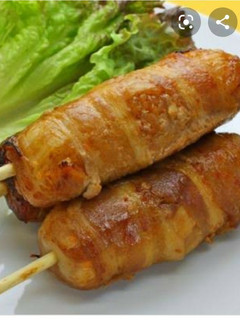 裂けるチーズで肉巻きおにぎり-レシピのメイン写真