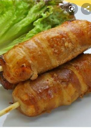 裂けるチーズで肉巻きおにぎり-レシピのメイン写真