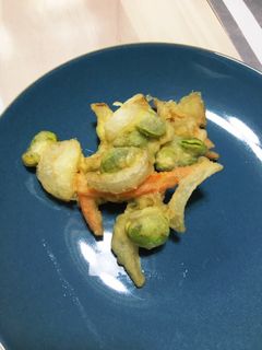 そらまめと新玉ねぎの天ぷら-レシピのメイン写真
