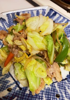 ☆豚肉と野菜のぽん酢炒め☆-レシピのメイン写真
