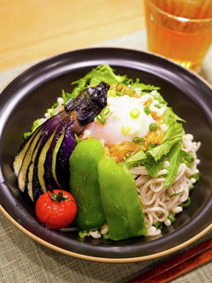 なめ茸のぶっかけそば-レシピのメイン写真