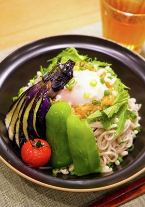 なめ茸のぶっかけそば-レシピのメイン写真