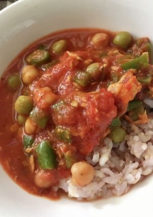 簡単ヘルシー☆シーチキントマト時短カレー-レシピのメイン写真