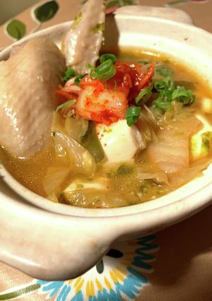 鳥手羽スープ⭐︎味噌＆発酵食品で作る-レシピのメイン写真