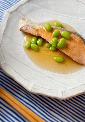 ◎鮭の枝豆あんかけ◎-レシピのメイン写真