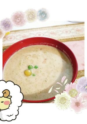 マクロビ☆春のグリーンピースポタージュ2-レシピのメイン写真