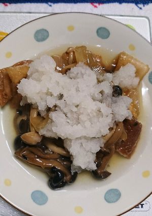 しめじと角天の甘辛煮おろし-レシピのメイン写真